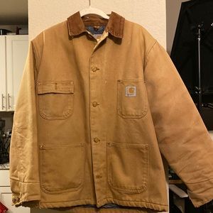 Vintage, Carhartt, chore jacket. Size 42 regular, fleece lined
